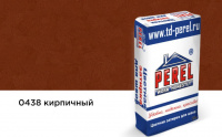 Цветная декоративная затирочная смесь Perel RL кирпичная Зима